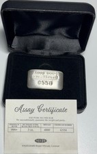 Engelhard 2025 3 Oz Silver Bar With COA & Box Thick Cast Pour With Clamshell Box picture
