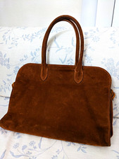 Claudia Firenze Brown Satchel Top Handle Bag Double Handles Zip Magnetic Pockets picture