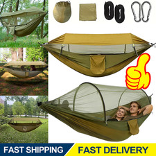 Hammock Tent With Mosquito Net And Rain Fly For 1-2 Preson Hiking Camping 440LBS picture