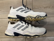 Adidas Mens Codechaos 25 Size 11 Golf Shoes White/Navy spikeless great condition picture