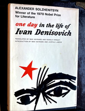 One Day in the Life of Ivan Denisovich (Solzhenitsyn) HC, DJ, Good, 1963 ed/'72 picture
