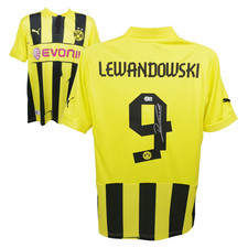 Robert Lewandowski Signed Borussia Dortmund Soccer Jersey #9 with Beckett COA picture
