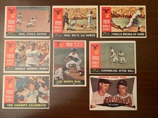 1960 Topps MLB BASEBALL World Series Star Cards/LA Dodgers/Hodges/CHI White Sox+ picture