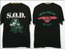 Rare S.O.D. 80's Thrash T-Shirt 1987 Black All Size Shirt picture