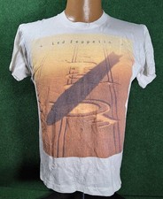 Vintage 1990 LED ZEPPELIN Crop Circles T Shirt Screen Stars Tag Single Stitch L picture
