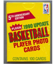 1990/91 Fleer NBA Basketball Original Unopened Vintage Hobby Wax Box picture