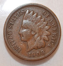1908 S Indian Head Cent  Lot B121 picture