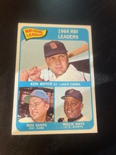 1965 Topps Set-Break #  6 NL RBI Leaders EX+ picture