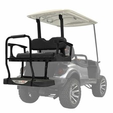 MadJax Genesis 300 Rear Seat Kit for Yamaha G29/Drive Golf Cart - Black Cushions picture
