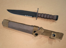Genuine OKC-3S OKC3S Knife Bayont USMC & Scabbard Ontario Knife Co OKC picture