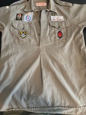 vintage 1950's UK 1st St Marylebone airsxouts uniform shirt The fighting first picture