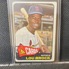 Topps 1965 High # Lou Brock St. Louis Cardinals #540 Baseball Card Base Set picture