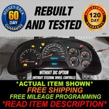 2002-2004 Chevy Trailblazer Gauge Cluster picture