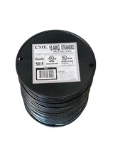Southwire THHN 10AWG STR Copper SIM BLACK Insulated Wire 500' Spool picture