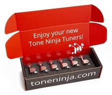 Genuine Tone Ninja Tuners, 6 Inline Staggered, Chrome picture
