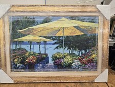 Howard Behrens oil painting on canvas signed and framed approx. 24x30 Beautiful picture