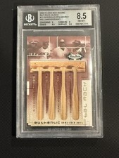 2002 Fleer - Bat Rack Quad Relic Arod Bernie Soriano Palmeiro #RPWS /150 BGS 8.5 picture