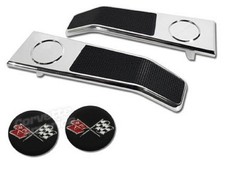 1968-1977 Corvette  Door Handles (Inside) W/Emblems picture
