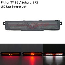 For Subaru BRZ, Toyota 86, GR86 22+ LED Rear Bumper Light Fog Lamp Brake Reverse picture