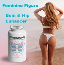 TransBlossom Bum & Hip Capsules - Bigger, Rounder, Firmer, Feminine Bottom - 60 picture
