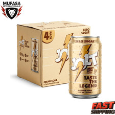 JOLT Modern Soda Cream Soda, Zero Sugar, 12 fl oz (4 cans) picture