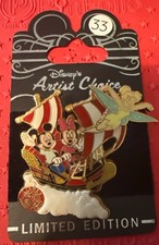 Disney Artist Choice Limited Edition Pin Mickey Mouse Minnie Mouse Tinker Bell picture