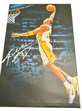 Kobe Bryant Los Angeles Lakers Signed NBA 36x24 Canvas Print Not Authenticated picture