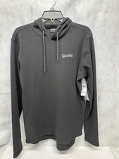 Hurley Fairfax Thermal Hoodie Men Medium Dark Gray Long Sleeve Pullover Gorpcore picture
