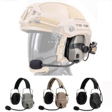 KRYDEX FCS Tactical AMP Headset Pickup Noise Reduction Helmet Shooting Earmuff picture