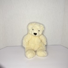 Vintage Russ Berrie Creamsicle Polar Bear Teddy Bear Plush 11