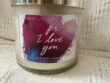 Bath & Body Works P.S. I Love You 3 Wick Candle Signature Collection picture