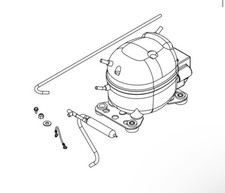 42247385 Marvel Refrigeration Compressor Assembly OEM NEW picture