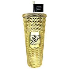 Starbucks Gold Studded Limited Edition LAS VEGAS COLLECTION Venti 24oz Tumbler picture