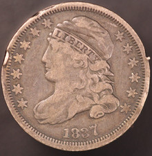 1837 BUST DIME | FRESH FROM A COLLECTION | LOT CC-807 picture