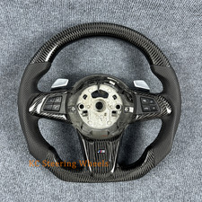 Custom black leather carbon fiber sport Steering Wheel for 2009-2016 BMW Z4 picture