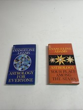 **Vintage Evangeline Adams Astrology Paperback Books Lot (2 Books)**  picture