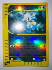 Horsea 85/147 Aquapolis 2002 Reverse Holo Vintage E-Series Pokemon Card picture