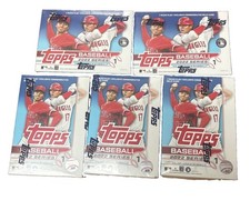 2022 Topps Series 1 Baseball Blaster Box Sealed Lot of 5 picture
