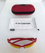 Oakley Flak 2.0 Custom Sunglasses Red Frame Prizm Ruby Polarized P Hard Case Bag picture