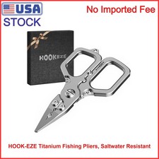 Titanium Fishing Pliers, 4.1in Saltwater Resistant Multi-Tool Combo picture