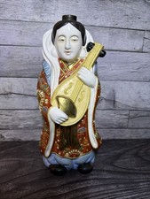 Vintage Hayasi Japan Porcelain Benzaiten Lucky Goddess Sake Decanter picture