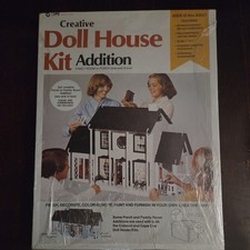 VINTAGE Crafo Doll House Addition Kit Porch #450  New Unfinished DIY picture