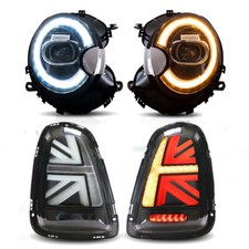 LED Headlights&Taillights For 2007-2013 BMW Mini Cooper S R56 R57 R58 R59 2sets picture