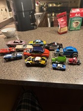 Slot Car Lot of 12 Carrera Tyco Trucking Etc picture