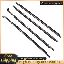 For 1995-2002 Toyota Corolla Weather Strips Window Moulding Trim Seal Belt 4 Pc picture