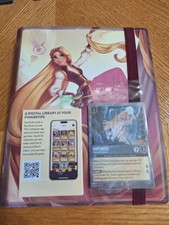 Open box Disney Lorcana Rapunzel Edition Collector's Card and portfolio  picture