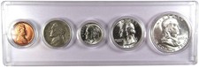 1955 Year Set 5 Coins in Circulated or Better Condition Gift Set picture