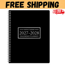 2027-2028 Monthly Planner, Jan 2027-Dec 2028, A4 2027 - Dec Black picture