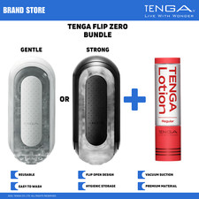 TENGA Flip Zero Male Reusable Masturbator/ Stroker & Lotion Bundle NIB NWT picture