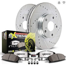 K6712-26 Powerstop Brake Disc and Pad Kits 2-Wheel Set Rear for R Class ML R350 picture